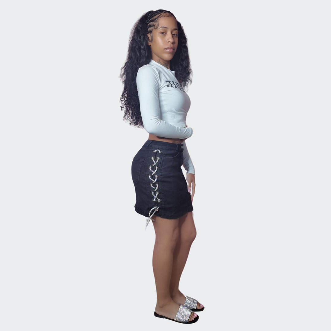 Lace Me Up Skirt