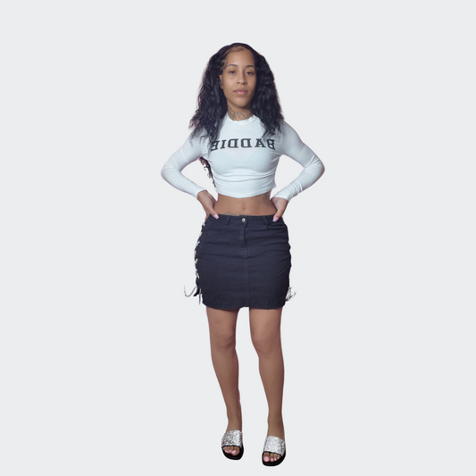 Lace Me Up Skirt