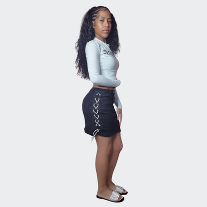 Lace Me Up Skirt